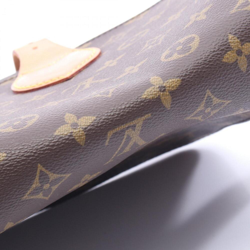 LOUIS VUITTON Authentic Brown Monogram Leather Shoulder Bag - Picture 8 of 9